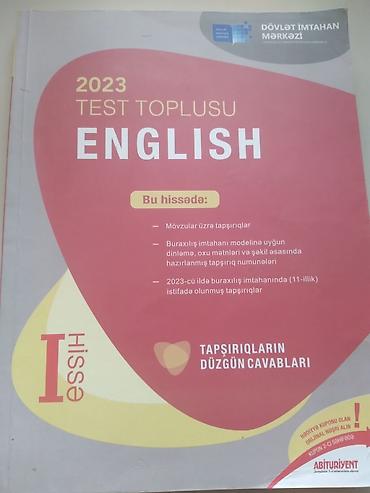 Testlər: İngilis dili Testlər 11-ci sinif, DİM, 1-ci hissə, 2023 il — 1