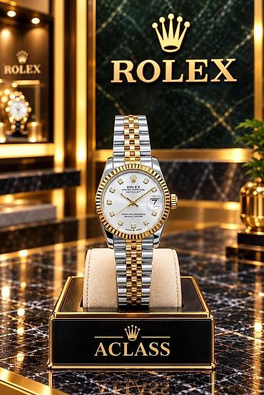 agli saat: ROLEX Datejust kolleksiyası – Aclass təqdimatı - Korpus: Oyster polad — 2