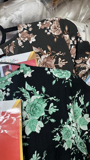 Халаты: Халат, Хлопок, Турция, С ушками, С кружевом, В полоску, 2XS, L, XL — 18