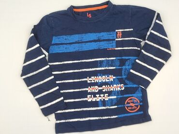 kurtka m65 oryginalna: Bluzka, Lincoln & Sharks, 9 lat, 128-134 cm, stan - Bardzo dobry