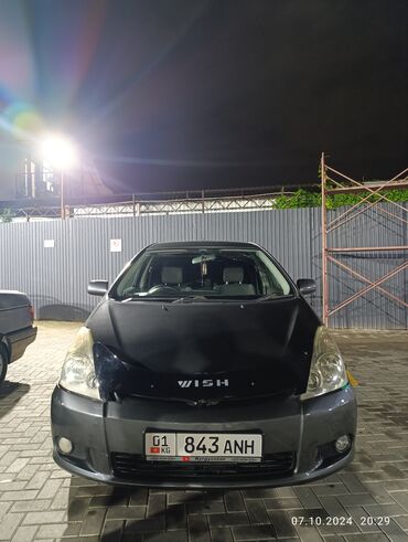 минивенге алмашам: Toyota WISH: 2003 г., 1.8 л, Автомат, Бензин, Вэн/Минивэн