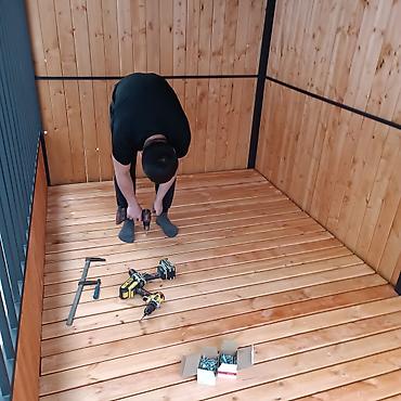 Металлические заборы: Вольер для собаки - Каркас: прочная металлическая рама с — 5