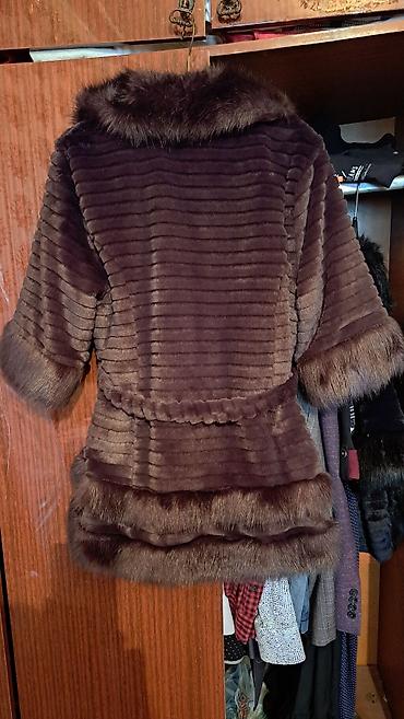 colins bayan mont: Kürk, 2XL, 3XL, rəng - Qəhvəyi — 2