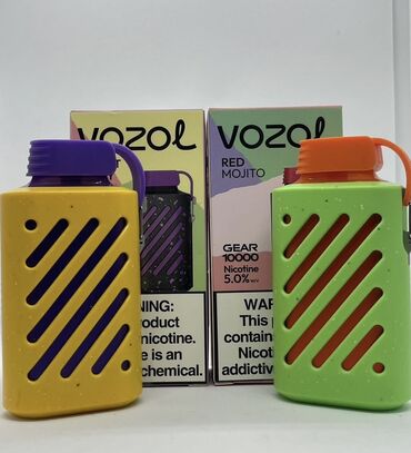 Qəlyan, vayp və aksesuarları: VOZOL Gear 10000 seriyalı elektron qəlyan. Hər bir qəlyan 10000