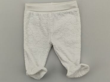 legginsy białe bawełniane: Leggings, Newborn baby, condition - Good
