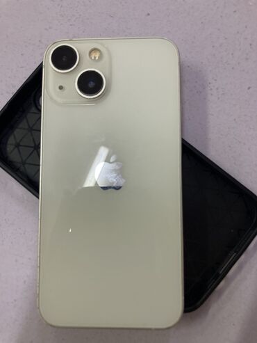 Apple iPhone: IPhone 13 mini, Б/у, 128 ГБ, Белый, Защитное стекло, Кабель, Чехол, 82 % — 5
