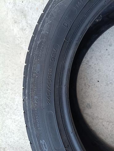michlen: Шины 245 / 45 / R 18, Лето, Б/у, 1 шт, Легковые, Франция, Michelin — 3