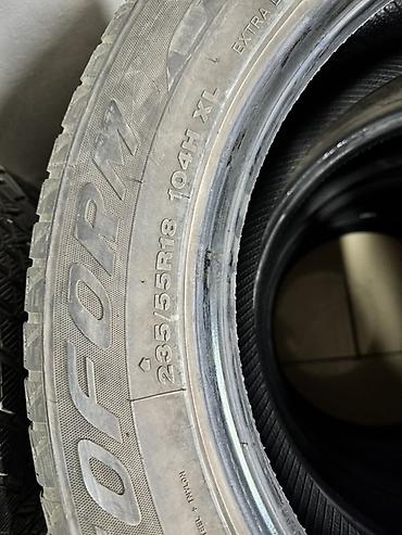 Шины: 235/55/18 Комплект зимних шин (4 шт.) - Размер: 235/55 R18 - Индекс — 4