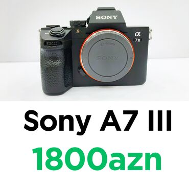 fotoaparat satilir: Fotoaparat "Sony A7 III" Sony A7 III - işlənmiş. Əla vəziyyətdədir