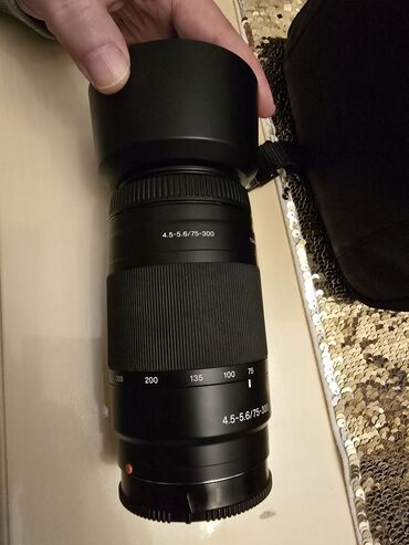 Obyektivlər və filtrləri: Sony tele-zoom obyektiv – SAL75300. Təcili Sony 75-300mm f/4.5-5.6 — 6