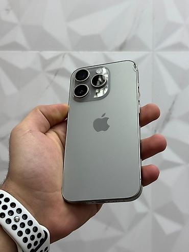 Apple iPhone: IPhone 15 Pro, 256 GB, Gümüşü, Face ID — 1