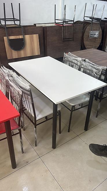 heyet stullari: Heyet ve balkon üçun masa desti 4 stul masa 160 azn Şeher içi — 6