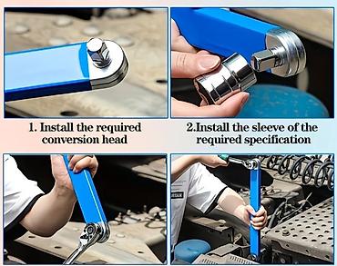 ratchet: Offset Extension Wrench – ofsetli uzatma açarı - Məqsəd: dar və — 6