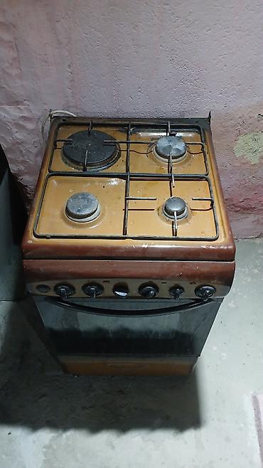 Qarışıq sobaları: Qaz sobası və plitə kombinə - 4 gözlü qaz plitəsi: 1 böyük, 2 orta, 1 — 2