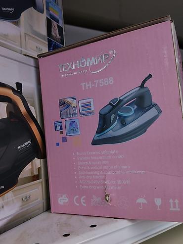 ac: Утюг Technomir, Паровой, Керамический, Самоочистка — 2