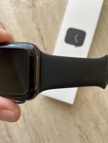 apple watch 5 44mm qiymeti: İşlənmiş, Smart saat, Apple, Аnti-lost, rəng - Qara