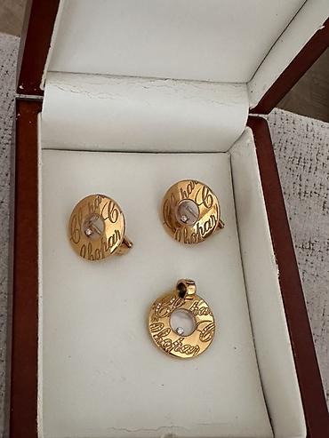 Комплекты ювелирных изделий: В комплекте: Серьги, Chopard, Желтое золото, 750 проба — 5