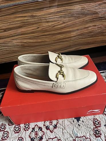 Лоферы, 36, Zara, Б/у, цвет - Бежевый, Самовывоз, Платная доставка