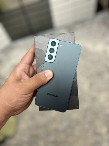 samsung g1: Samsung Galaxy S22, Б/у, 256 ГБ, цвет - Зеленый, 1 SIM