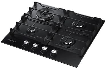 wok: Газовая печь, Samsung, Новый, Встраиваемая, цвет - Черный, Рассрочка — 10