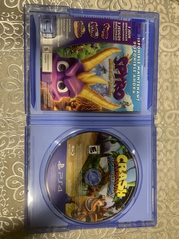 Oyun diskləri və kartricləri: PS4 üçün 2 oyunlu paket: 1) Crash Bandicoot 35azn 2)Mortal Kombat XL — 3