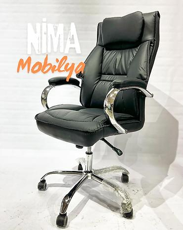 Ofis və oyun kresloları: Yeni, Təkərli, Qolları tənzimlənir, Dəri — 9