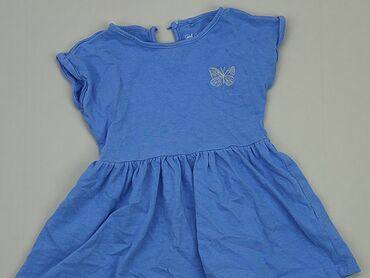 sukienka welurowa: Dress, Reserved, 9-12 months, condition - Good