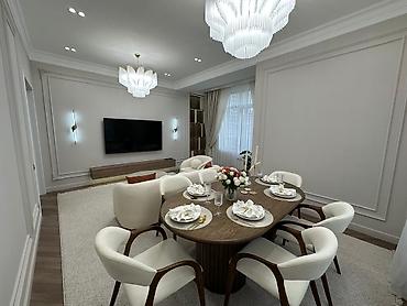 Продажа квартир: 2 комнаты, 75 м², Асанбай мкр Элитка, 1 этаж, Дизайнерский ремонт — 2