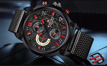 Часы Navi force 9068кварцевый механизмминеральное стеклодата дни