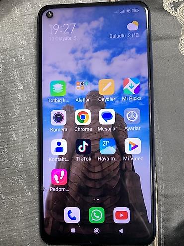 iphone 11 telefon: Xiaomi Mi 9, 64 GB, rəng - Göy, 
 Barmaq izi — 4