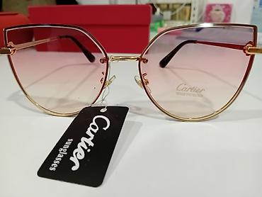 Naočare: Cartier sunčane naočare – ženski model - Oblik: mačkaste (cat-eye) — 2