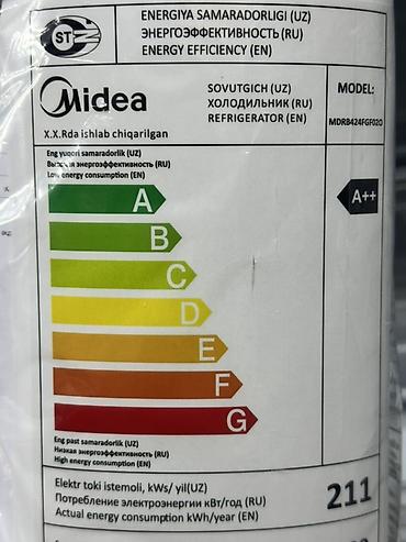 Бытовая техника: Холодильник Midea, Новый, Двухкамерный, No frost — 4