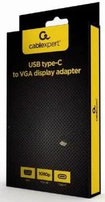Druga oprema za računare i laptopove: Cablexpert USB Type‑C to VGA adapter Opis: - Video adapter za — 6