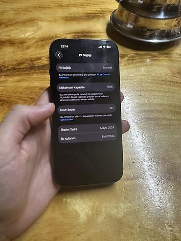 15 pro max dubay: IPhone 15, 128 GB, Qara, Face ID — 3