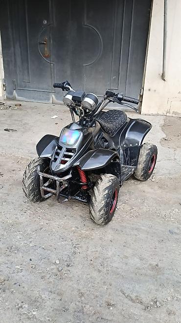 tz 4k 14: Qara rəngli mini ATV kvadrosikl - Kompakt off-road dizaynı, qalın — 1