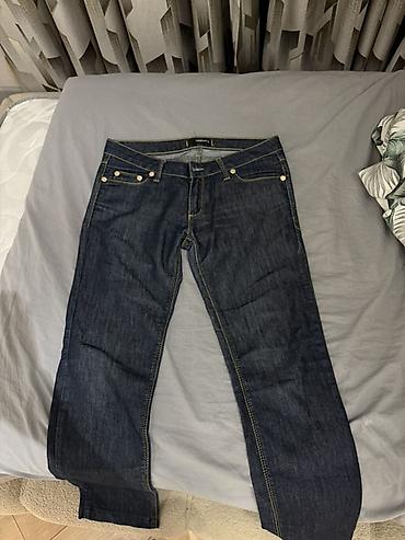 versace boyunbagi: Versace gadın cins şalvarı - Brend: Versace (etiketli) - Material — 4