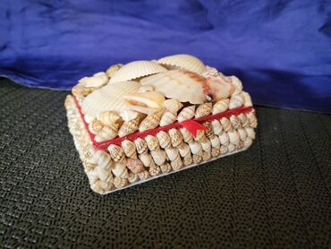 Kutije za odlaganje: Kutija nova za nakit. Kutija radjena od korala,skoljki i keramike na lalafo.rs — 1 Kutije za odlaganje: Kutija nova za nakit. Kutija radjena od korala,skoljki i keramike — 1