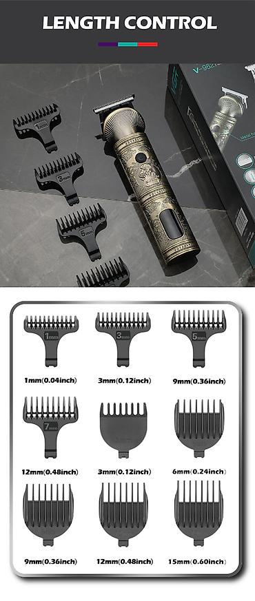 philips epilyator: VGR 106 - Universal Trimmer dəsti 5in1 6000RPM 1200mah TYPC . Qiyməti — 10