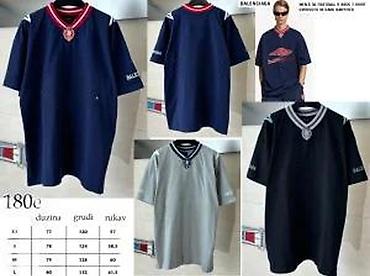 Majice: Men's T-shirt Balenciaga, bоја - Siva — 25