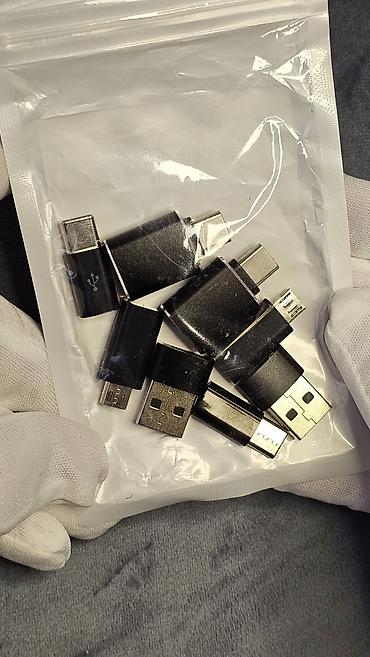 4 luk kabel: Keyfiyyətli Dönüştürücü 4 ədəd. Type-c den Usbye,Usbdən Mikro-Usbye — 1