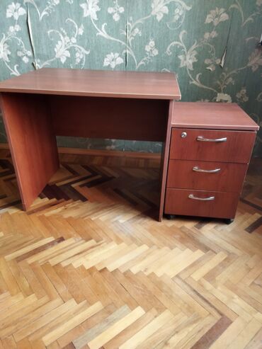 купить компьютерный стол бу: Компьютерный стол, Нераскладной, Ламинат, Прямоугольный стол