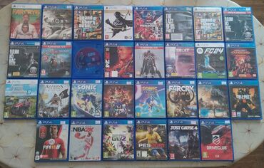 Oyun diskləri və kartricləri: Ideal vezyetde PS 4 PS 5 diskleri her diskin öz qiymeti var. barter