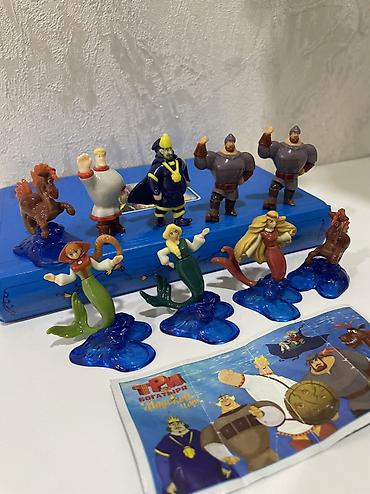 iron magic milk: Игрушки киндер сюрприз серия Три богатыря, серия за 30, повторки — 3