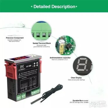 Oprema za grejanje: Digitalni Termostat STC-1000 🌡️🔌 Termoregulator 220V Uputstvo na — 9