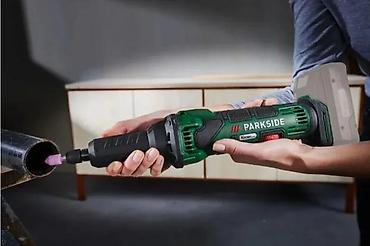 drvene merdevine za cvece: Parkside akumulatorska ravna brusilica (tubularna/pen brusilica), bez — 4