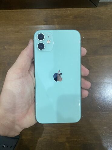 бу айфон 11: IPhone 11, Б/у, 128 ГБ, Зеленый, Чехол, 69 %