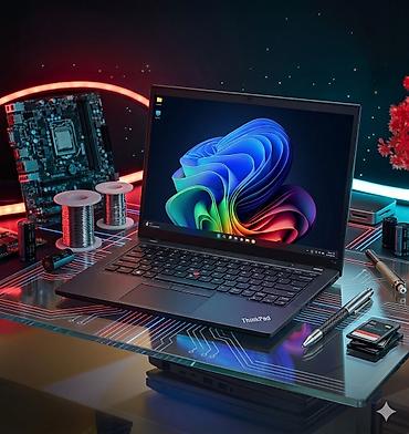 Ноутбуки и аксессуары: Lenovo ThinkPad T14 noutbuk Texniki göstəricilər: - Prosessor: Intel — 1