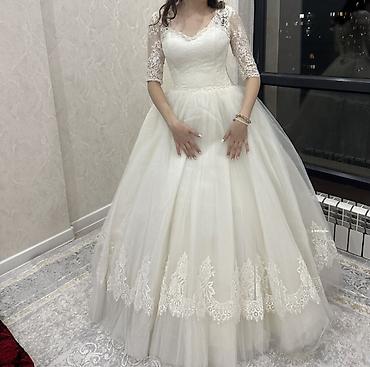 самые пышные свадебные платья: Свадебное платье пышного силуэта (ball gown) - Цвет: молочно‑белый. - — 5