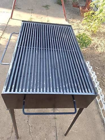 Sve za roštilj: Roštilj na ćumur sa rešetkom od čeličnih cevi - Konstrukcija: metalno — 9