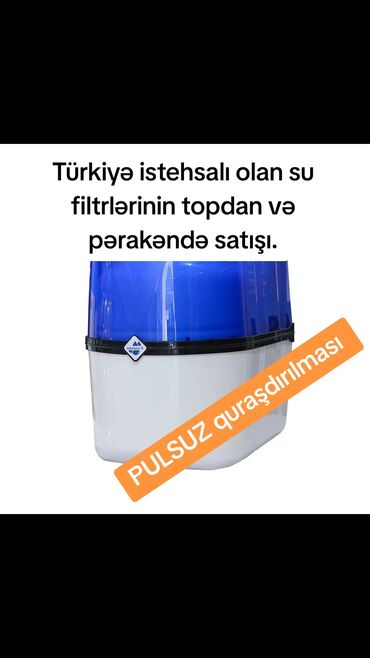 su filtrləri satışı: Türkiyə istehsalı olan su filtrlərinin topdan və pərakəndə satışı